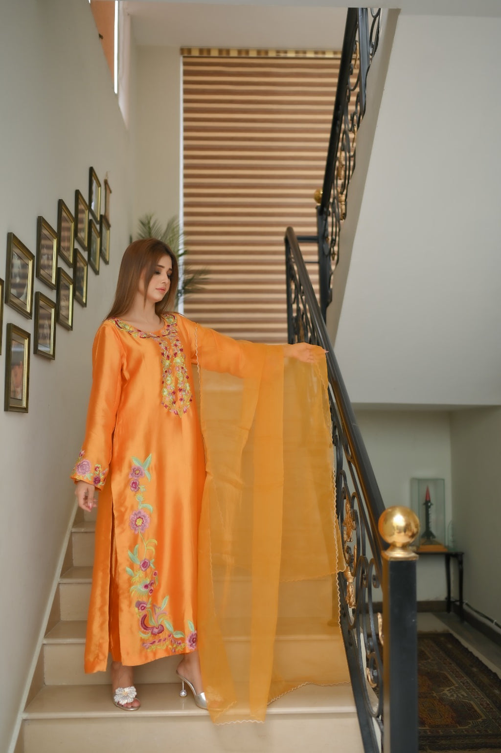Orange orchid